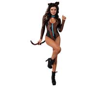 Starline Costume de chien pour femme Marron/noir Taille S, marron/noir, Small