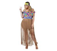 Starline, LLC. Women's Plus Size Hippie Fancy Dress Costume 2X