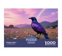 Starling Violet Puzzle 1000 Pièces Très Difficile Adultes Oiseau Jeu Logique Temps Calme Objet Design 70x50cm/1000pcs