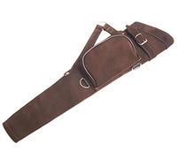 starlingukpk Carquois de tir à l'arc traditionnel en cuir véritable avec support de flèche Marron foncé
