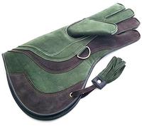 starlingukpk Gants de fauconnerie à quatre couches en cuir nubuck souple et résistant de qualité supérieure - Taille M