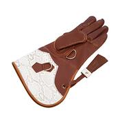 starlingukpk Gants de fauconnerie double couche en cuir de vache véritable de qualité