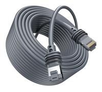 Starlink Câble d'extension de 46 m pour Starlink V3, accessoire de rechange Star Link standard, câble d'extérieur Ethernet SL - Gris