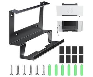 Starlink Gen 3 Support de routeur 2 en 1, support mural, protection de routeur pour routeur Starlink V3 Mesh et adaptateur Ethernet Starlink, kit de montage Starlink pour routeur Starlink V3 Mesh et