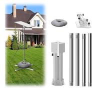 Starlink Gen 3 Support de trépied réglable en hauteur de 119,4 cm avec 4 pieds pliables pour parabole Starlink Gen 3 standard, robuste et portable, kit de montage Star-Link complet avec adaptateur de