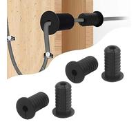 Starlink Kit d'acheminement de câble, 6 œillets en silicone avec forets pour une installation murale soignée, comprend 30 clips pour maison de camping-car