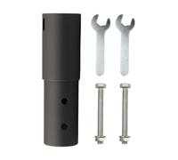 Starlink Kit de montage pour antenne satellite Starlink V2 - Support adaptateur de tuyau en alliage d'aluminium, 120 x 50 x 50 mm, montage fileté et manchon, facile à installer pour installation