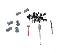Starlink Kit d'œillets de câble en acier inoxydable gris pour un routage soigné et une installation domestique de camping-car, trou de 2,5 cm