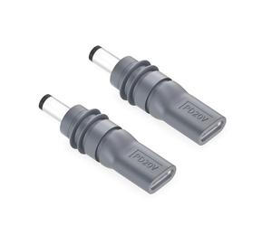 Starlink Lot de 2 mini adaptateurs de câble d'alimentation USB C vers CC pour mini accessoires Starlink Entrée 20 V Type C mâle vers DC 5,5 x 2,1 mm femelle Starlink Mini USB C Fonctionne avec source