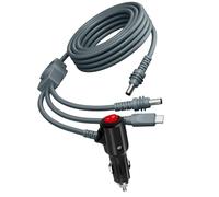 Starlink Mini 3 en 1 câble 10FT, 100W d'alimentation USB C à DC Adaptateur de Chargeur de Voiture d'allumeur à Cigarette pour Le câble d'alimentation de Remplacement DC
