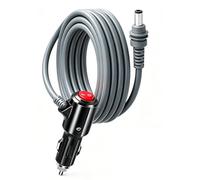 Starlink Mini câble d'alimentation - Adaptateur DC 10FT 100W 18AWG avec Bouchon d'allumeur de Cigarette, câble de Chargeur de Voiture 12-24V pour Accessoires Satellites Starlink Mini