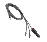 Starlink Mini câble d'alimentation CC 3 en 1 avec prise USB-C et insert DC, prise en charge 100 W (20 V 5 A), câble ABS noir 1 m/2 m/3 m/5 m