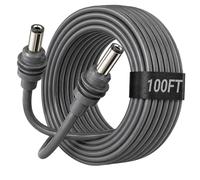 Starlink Mini câble d'alimentation de 30 m, DC5521 mâle vers mâle, cordon d'alimentation CC vers DC, câble d'alimentation étanche 18 AWG pour mini camping-car, camping, van, configuration extérieure