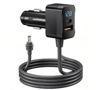 Starlink Mini câble de chargeur de voiture 3 m 12-24 V DC Power | Entrée stable de 12 à 24 V, moniteur de tension numérique, charge rapide pour mini appareils, convient aux voitures, camions