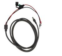 Starlink Mini cordon d'alimentation 18 AWG 2 m Extension avec porte-fusible Fil rouge robuste étanche pour utilisation en extérieur camping-car camping