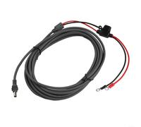 Starlink Mini cordon d'alimentation 18 AWG avec porte-fusible capuchon en caoutchouc serré pour éviter les dommages causés par les fusibles (5 m)