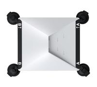 Starlink Mini support de voiture avec ventouse, kit de montage sécurisé pour fenêtre de voiture et toit ouvrant, design d'aspiration puissant pour signal satellite stable, pour camping-cars, bateaux