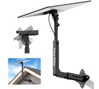 Starlink Support mural réglable pour Gen 3/Standard 4/4X, support mural Starlink standard 4 avec adaptateur de tube Gen 3 (brevet enregistré)