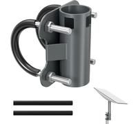 Starlink Support Universel Pour Mât D'antenne Starlink V2,Support De Tuyau Réglable En Forme De U Pour Balcon,Camping-Car,Support De Montage,Réglable De 35 À 55 Mm
