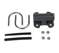 Starlink V2 Bague de montage en acier inoxydable pour tuyaux de 5,1 à 7,6 cm avec boucle galvanisée et coussinet antidérapant en caoutchouc, compatible en acier en forme de U