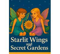 Starlit Wings and Secret Gardens: Enchanted Coloring Adventure of Fairies and Flowers