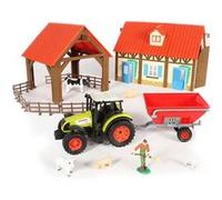 Starlux coffret agriculture macfarm ferme à assembler avec fermier tracteur claas et animaux G