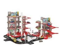 STARLUX - Double Garage Total avec Station-Service complète (Pompes, Rouleaux de Lavage, Monte-Charge), 2 Bâtiments 3 et 4 Niveaux et Un Circuit de 2 mètres - Dès 3 Ans - Fabriqué en Europe - 401001