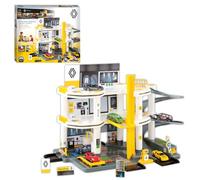 STARLUX - Garage Renault 3 Niveaux avec sa Station Service complète - 401303, Jaune