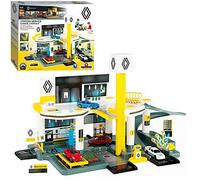 STARLUX - Garage Total avec Station-Service Complète 2 Niveaux- Dès 3 Ans - Fabriqué en Europe (Garage Renault 2 Niveaux)