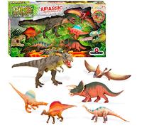 STARLUX - Grand Coffret Dinosaure de Collection + Fiches informatives et éducatives pour Chaque espèces - 815035