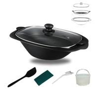 STARLYF Chef Tony Kitchen Robot culinaire, 500 W, 10 vitesses, multifonction, hacher, mélanger, broyer, bouillir, cuisiner, température 0-100 % (1 set accessoires)