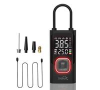 STARLYF Compresseur d'air portable, gonfleur de roues sans fil, rechargeable, 150 PSI de puissance, arrêt automatique, lumière intégrée, pompe à air pour vélos, scooters, moto, voiture, ballons