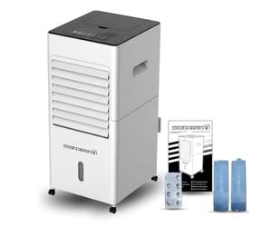 STARLYF Cooler & Heater 5 en 1 - Refroidisseur d’Air & Chauffage Portable 2000W | Ventilateur, Purificateur, Déshumidificateur | Réservoir 6L, Télécommande, Minuterie, Oscillation, 3 Vitesses