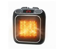STARLYF Power Heater - Chauffage Électrique Mural 800W avec Technologie Thermo-Céramique | Minuterie 12h, Thermostat Numérique, Prise Rotative 270°, Silencieux et Sûr