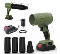 Starlyf Souffleur d'air Power Blower, jusqu'à 120 km/h, souffleur de feuilles, souffleur de jardin, portable puissant, sans fil, balaie le jardin, enlève la neige, sèche les voitures