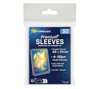 StarMaker 50 Sleeves Premium TCG 66 x 91mm ultra épaisses 100µm | Pochettes extra douces, protection de cartes à collectionner, Toploader et classeurs, pour Pokémon, One Piece, Magic…