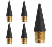 StarMaker Lot de 5 mines pour Crayon infini en métal Recharge en graphite pour dessin et écriture compatible avec les crayons éternels