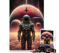 Starman : Un Voyage Spatial Puzzle de 1000 pièces pour Adolescents Jeu de logique et de Construction Amusant, découpe de précision, Cadeau élégant 50x75cm