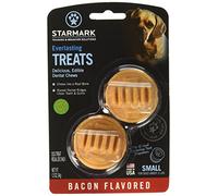 StarMark Everlasting Bacon Dog Dental Chews, Small (2 chews par paquet / 6 au total)