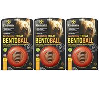 Starmark Lot de 3 balles Bento Everlasting Treat - Grande stimulation mentale - Jouets puzzle pour grands chiens