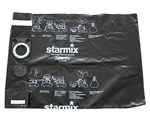 starmix FBPE 25-35 - 5 x sacs d'élimination pour aspirateurs starmix iPulse, ISC et IS - Sac d'élimination original en PE pour applications classes de poussière M et H, pour réservoir de 25 - 35 l