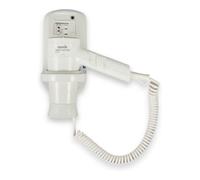 Starmix Starmix Sèche-cheveux à main avec support mural, plastique blanc, 012940 Quantité:1