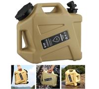 Starnearby Bidon d'eau avec Robinet 10L-25L, Réservoir d'eau Potable, Jerrican Alimentaire Camping, Conteneur d'eau sans BPA avec Robinet Amovible pour Camping, Randonnée, Barbecue, Pêche (12L Kaki)