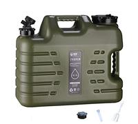 Starnearby Bidon d'eau avec Robinet 10L-25L, Réservoir d'eau Potable, Jerrican Alimentaire Camping, Conteneur d'eau sans BPA avec Robinet Amovible pour Camping, Randonnée, Barbecue, Pêche (18,5L)