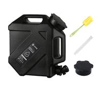 Starnearby Bidon d'eau avec Robinet 10L-25L, Réservoir d'eau Potable, Jerrican Alimentaire Camping, Conteneur d'eau sans BPA avec Robinet pour Camping, Randonnée, Barbecue, Pêche (10L Noir)