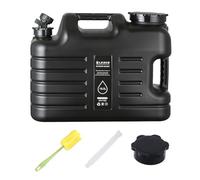 Starnearby Bidon d'eau avec Robinet 10L-25L, Réservoir d'eau Potable, Jerrican Alimentaire Camping, Conteneur d'eau sans BPA avec Robinet pour Camping, Randonnée, Barbecue, Pêche (18,5L Noir)