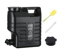 Starnearby Bidon d'eau avec Robinet 10L-25L, Réservoir d'eau Potable, Jerrican Alimentaire Camping, Conteneur d'eau sans BPA avec Robinet pour Camping, Randonnée, Barbecue, Pêche (12L Noir B)