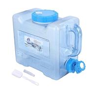 Starnearby Bidon d'eau avec Robinet 6L-18L, Réservoir d'eau Potable, Jerrican Alimentaire Camping, Conteneur d'eau sans BPA avec Tuyau et Brosse pour Camping, Randonnée, Barbecue, Pêche (8L)