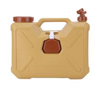Starnearby Bidon Eau avec Robinet, Réservoir Eau Potable, Jerrican Alimentaire en HDPE, Conteneur d'eau sans BPA avec Bouteille de Savon pour Camping, Randonnée, Barbecue, Pêche (12L Kaki)