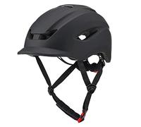 Starnearby Casque de Vélo avec Lumière LED, Casque pour Trottinette électrique Homme Femme Ultraléger Respirant Réglable, Casque de Protection pour Vélo VTT, Scooter électrique
